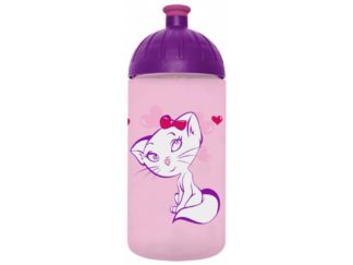 Láhev kočka růžová 0,5l