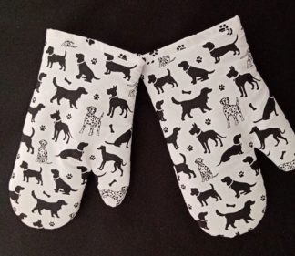 Kuchyňská chňapka siluety psi