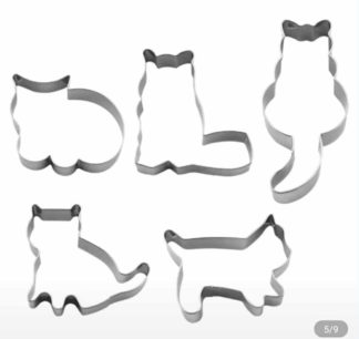 Sada vykrajovátek kočka